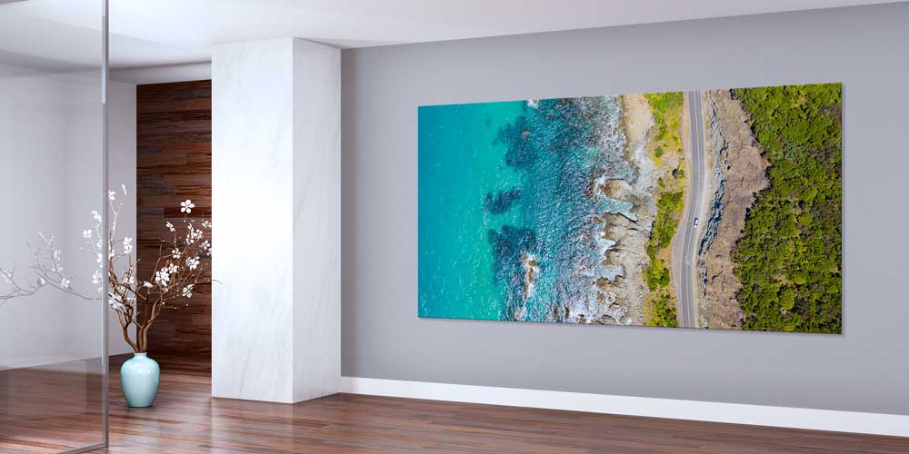 Kıyı Yolu ve Okyanus Manzaralı Fotoğraf Sanatı Büyük Ebat Duvar Dekoru 14099