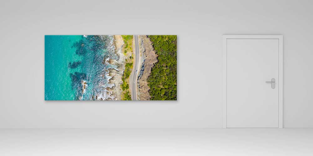 Kıyı Yolu ve Okyanus Manzaralı Fotoğraf Sanatı Büyük Ebat Duvar Dekoru 14099