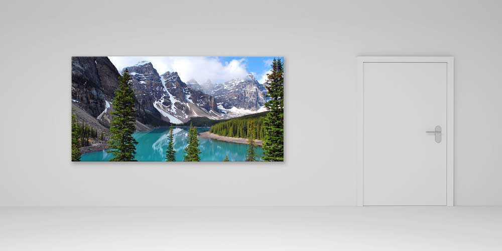 Dağ Gölü Manzarası Büyük Ebat Duvar Dekor Ürünü 14122