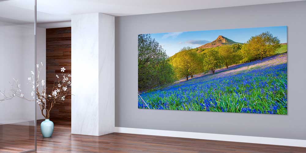 big-size-wall-design-14236-01 Mor Çiçekli İlkbahar Tepesi Büyük Ebat Duvar Dekoru 14236