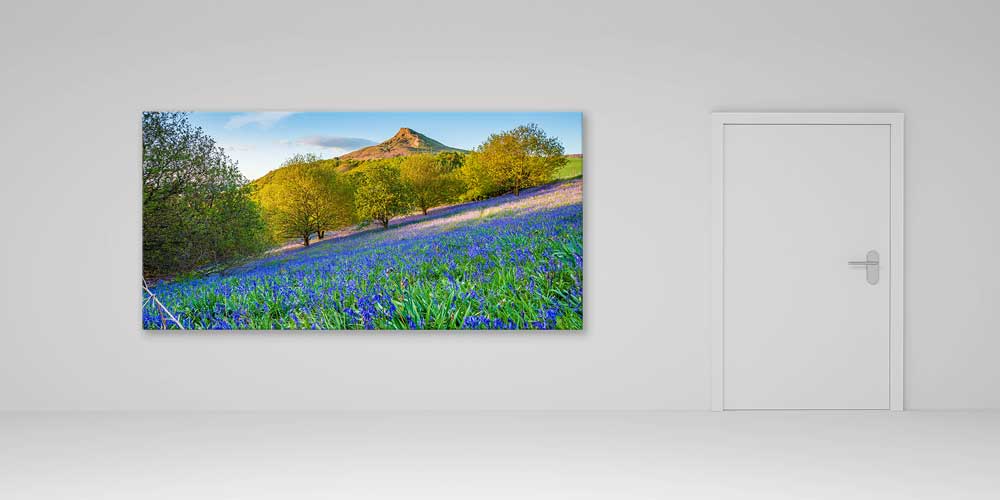 big-size-wall-design-14236-04 Mor Çiçekli İlkbahar Tepesi Büyük Ebat Duvar Dekoru 14236