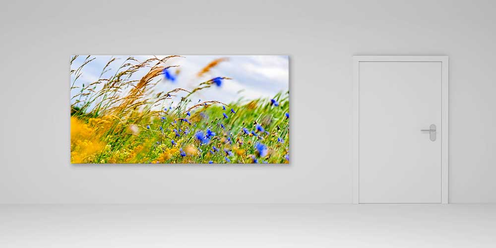 Rüzgârda Sallanan Çiçekler Büyük Ebat Duvar Dekoru 14237