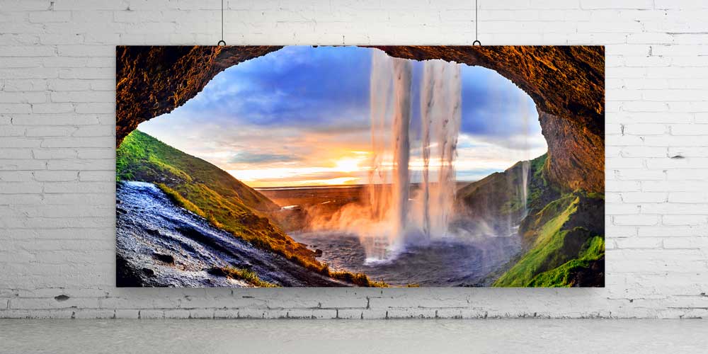 big-size-wall-print-14253-02 Seljalandsfoss Şelalesi Büyük Ebat Duvar Dekor Ürünü 14253