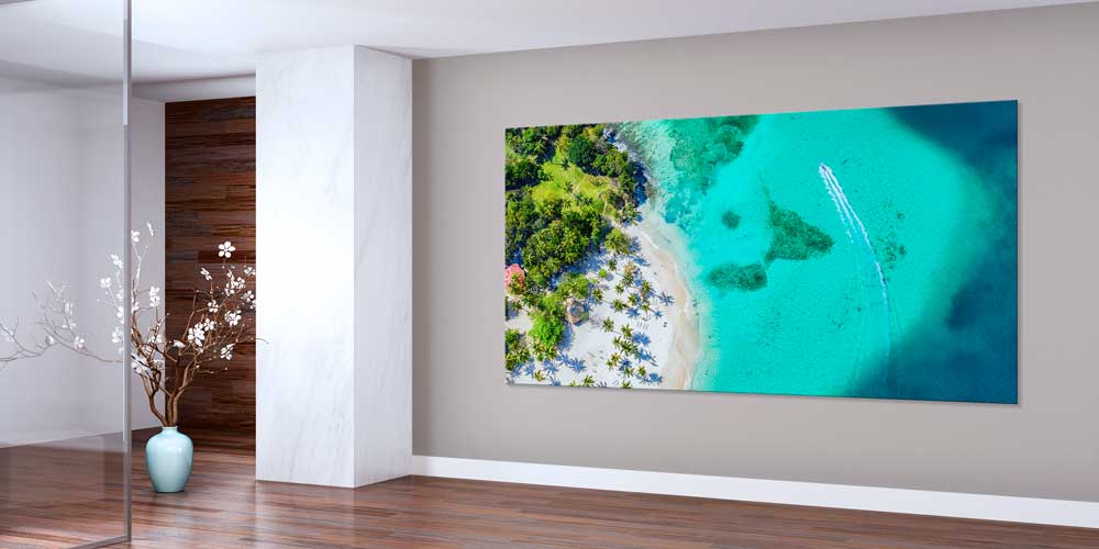 big-wall-design-art-14066-01 Tropik Sahil Drone Görünümü Büyük Duvar Dekoru 14066