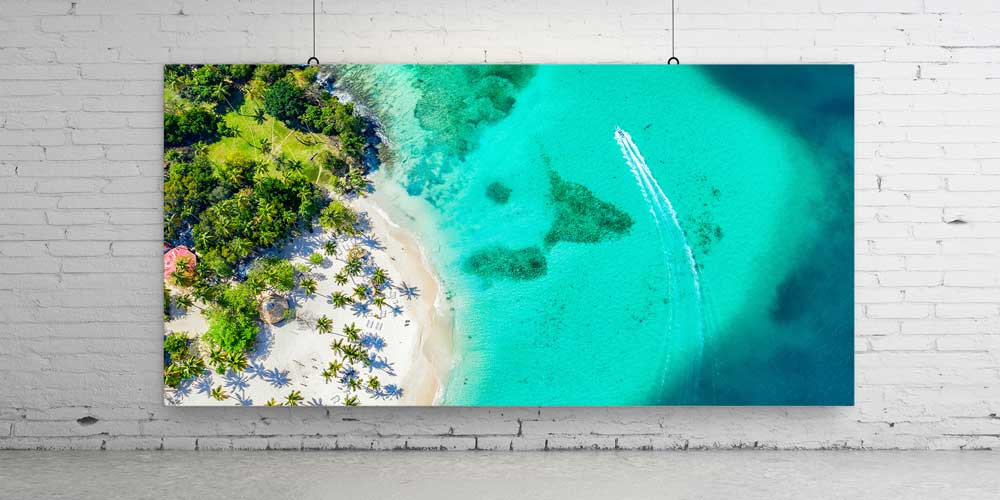 big-wall-design-art-14066-02 Tropik Sahil Drone Görünümü Büyük Duvar Dekoru 14066