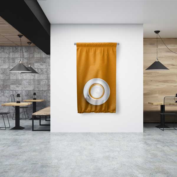 cafe-wall-art-banner-12614-00 Kahve Fincanı Görselli Kafe Duvar Flaması 12614