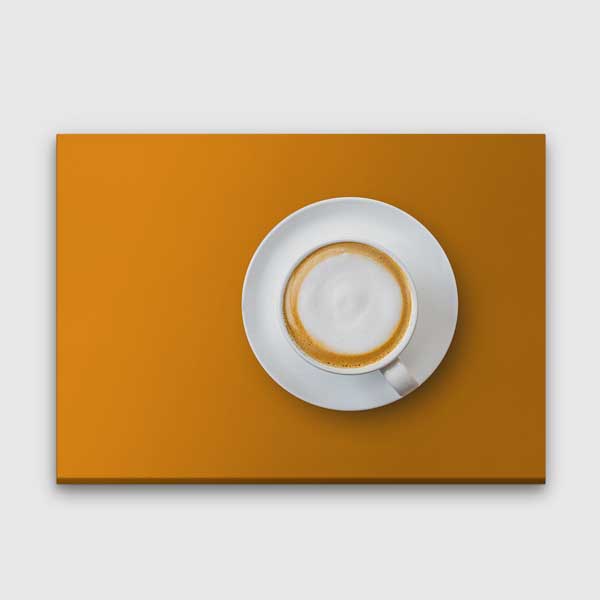 cafe-wall-art-decor-12219-00 Cappuccino Fincanı Minimalist Duvar Dekoru – 12219