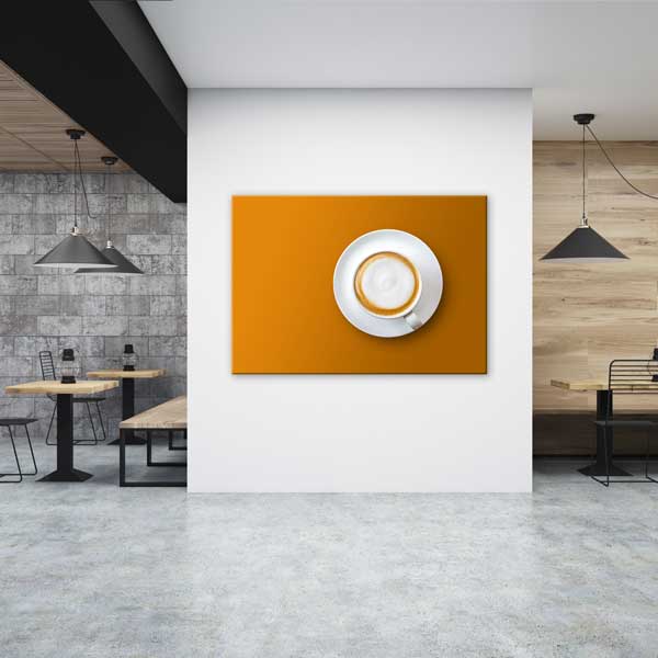 cafe-wall-art-decor-12219-02 Cappuccino Fincanı Minimalist Duvar Dekoru – 12219