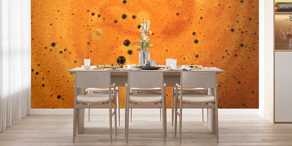 Kahve Köpüğü Desenli Duvar Kağıdı 12342