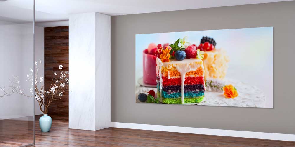 Renkli Pasta Büyük Ebat Duvar Dekoru – 12433