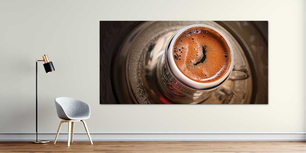 Geleneksel Türk Kahvesi Temalı Büyük Ebat Duvar Dekoru – 12459