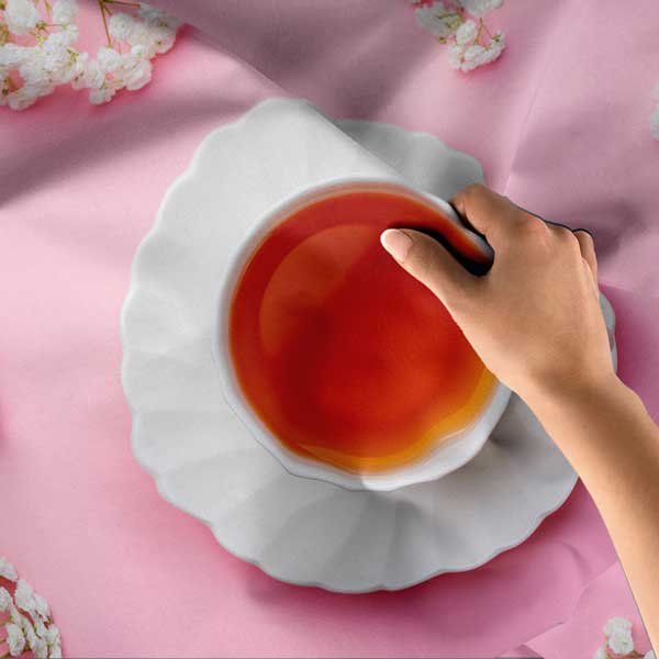 cafe-wall-art-tapestry-12537-04 Çay Duvar Örtüsü Pembe Çiçekli Kafe Kumaş Baskı 12537