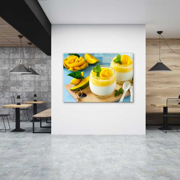 Mango Tatlısı Tasarımlı Kanvas Duvar Tablosu – 12194