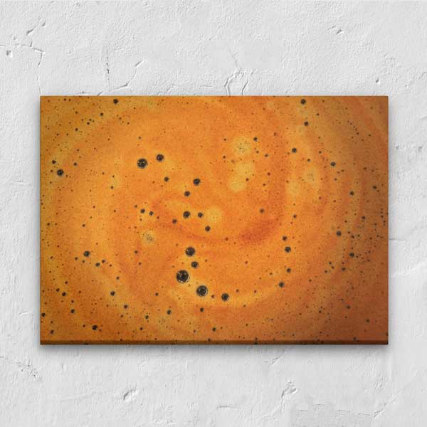 Kahve Köpüğü Yakın Çekim Sanatsal Duvar Dekoru – 12218