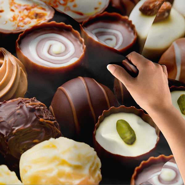 cafe-wall-tapestry-decor-12541-04 Çikolata Desenli Kafe Duvar Örtüsü Kumaş Baskı 12541