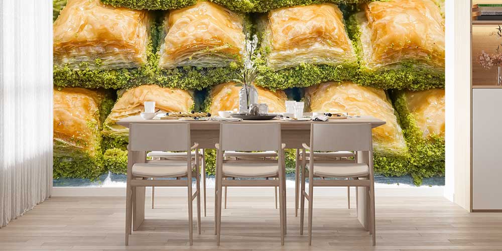 Fıstıklı Baklava Anadolu Mutfağı Duvar Kağıdı 12383