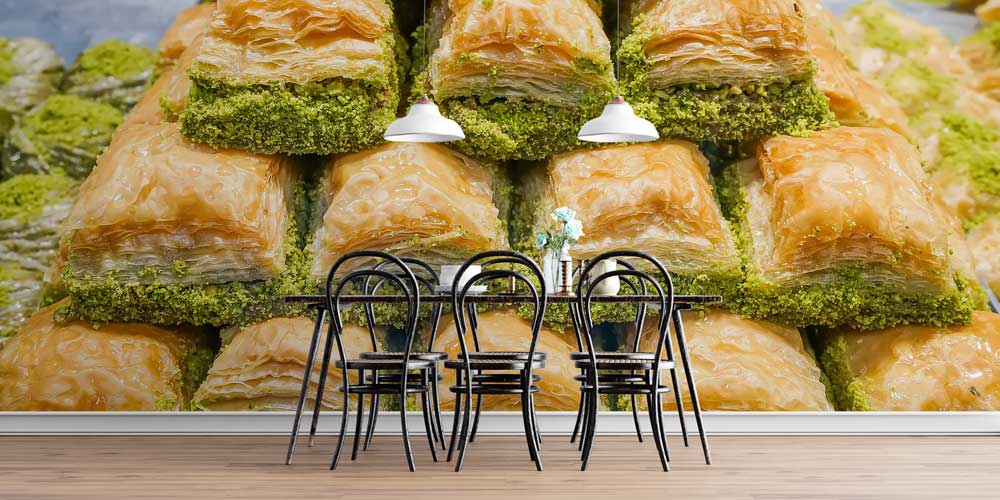 Fıstıklı Baklava Anadolu Mutfağı Duvar Kağıdı 12383