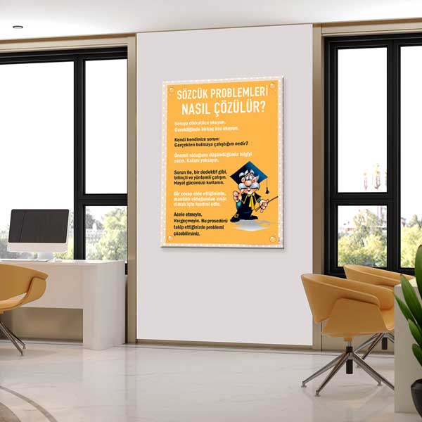 Sözcük Problemleri Nasıl Çözülür? Posteri - Etkili Çalışma Teknikleri – B-820