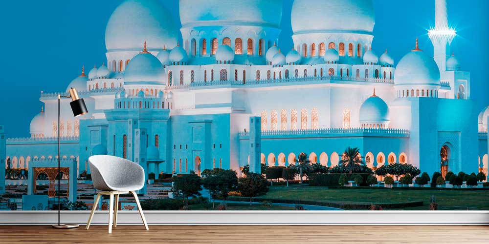 Şeyh Zayed Camii Minare Temalı Duvar Kağıdı 6153