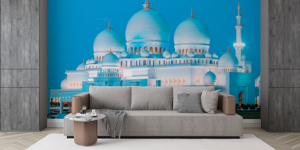Şeyh Zayed Camii Minare Temalı Duvar Kağıdı 6153