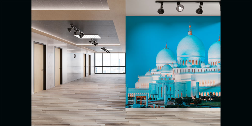 Şeyh Zayed Camii Minare Temalı Duvar Kağıdı 6153