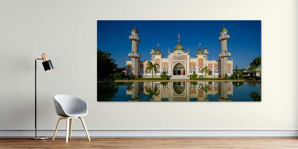 Ubudiah Camii Yansıma Manzarası Büyük Boy Duvar Posteri 11377