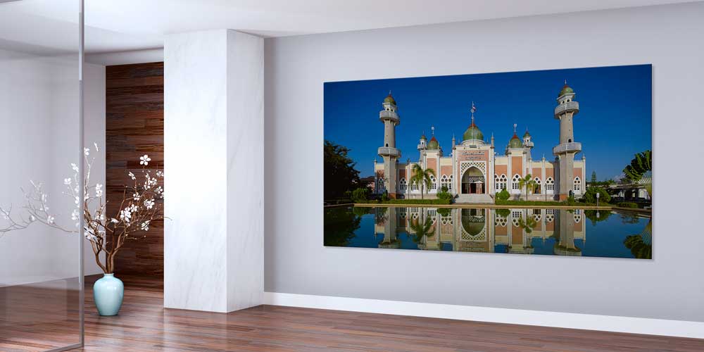 Ubudiah Camii Yansıma Manzarası Büyük Boy Duvar Posteri 11377