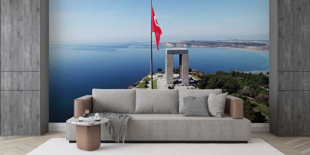 canakkale-duvar-kagidi-10836-02 Çanakkale Şehitler Abidesi ve Türk Bayrağı Duvar Kağıdı 10836