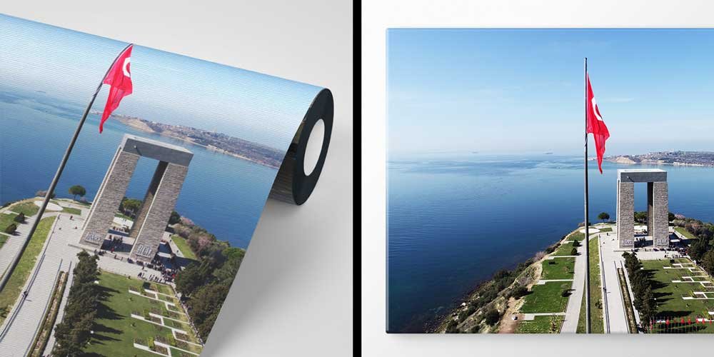 canakkale-duvar-kagidi-10836-04 Çanakkale Şehitler Abidesi ve Türk Bayrağı Duvar Kağıdı 10836