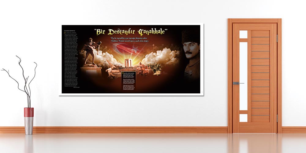 Çanakkale Destanı Temalı Dekor F-108