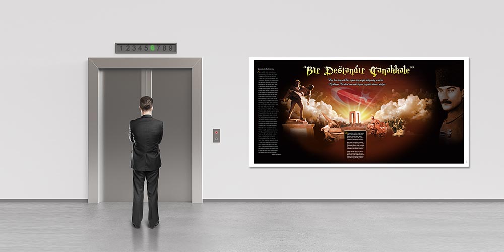 Çanakkale Destanı Temalı Dekor F-108