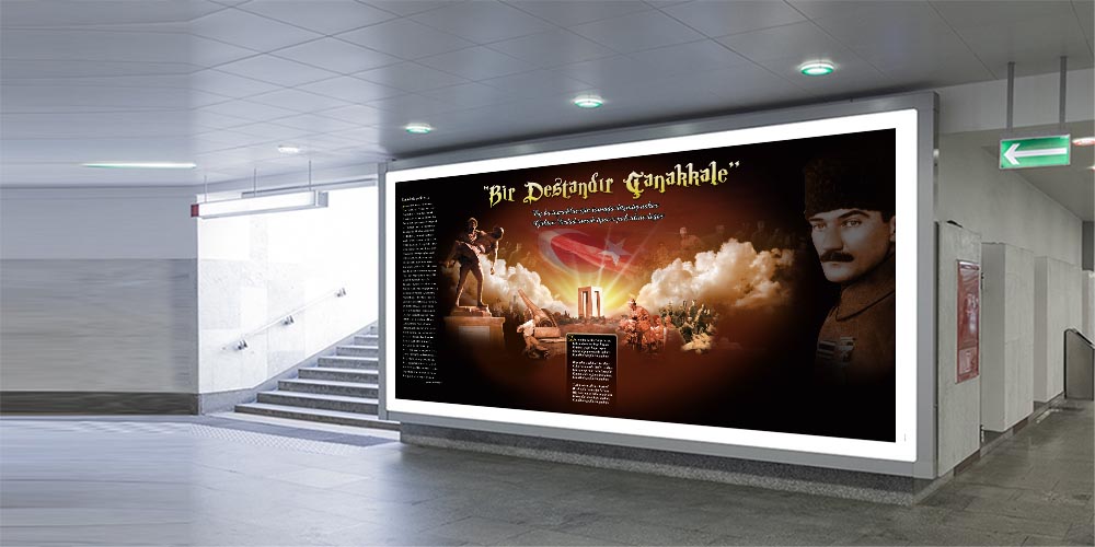 Çanakkale Destanı Temalı Dekor F-108