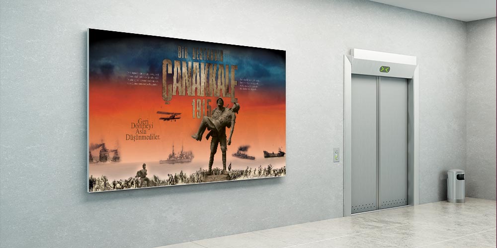 Çanakkale Destanı Temalı Duvar Panosu F-107