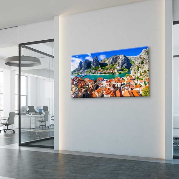 Akdeniz Kıyı Şehri Kanvas Tablo – 13727