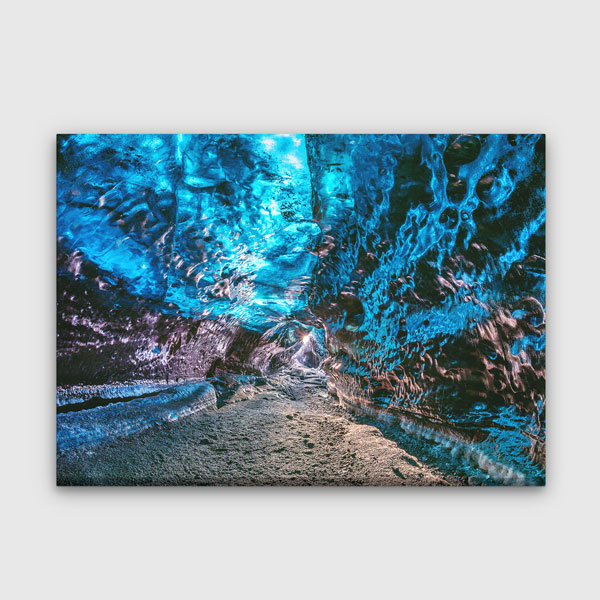 Buz Mağarası Manzarası Kanvas Tablo 13441