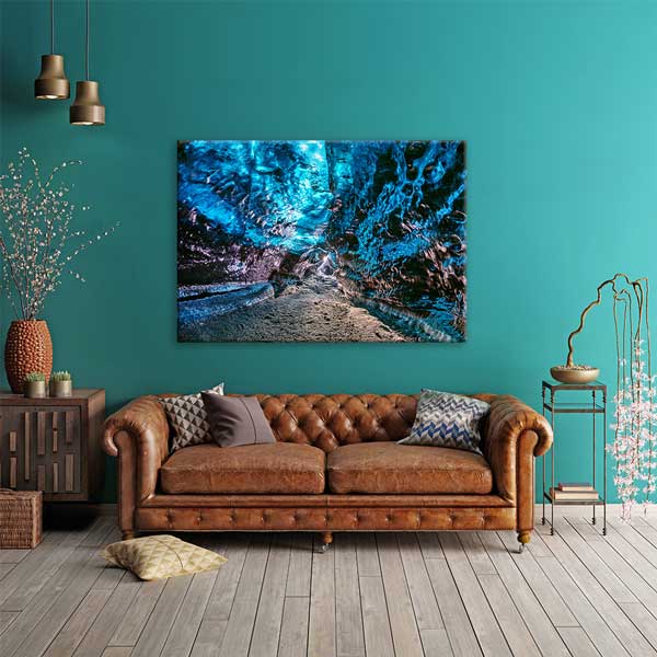 Buz Mağarası Manzarası Kanvas Tablo 13441