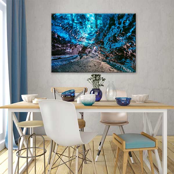 Buz Mağarası Manzarası Kanvas Tablo 13441