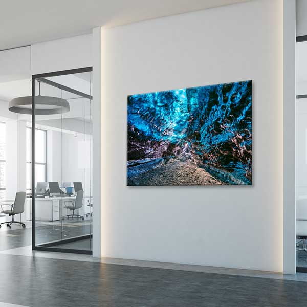 Buz Mağarası Manzarası Kanvas Tablo 13441