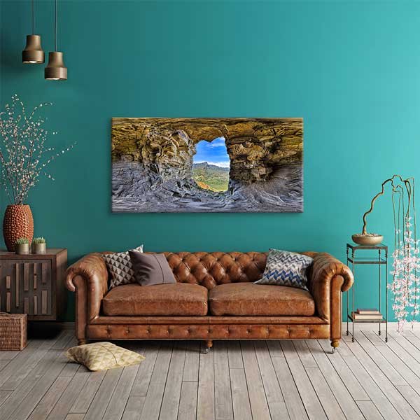 Mağara Penceresinden Manzara Kanvas Tablo – 13639