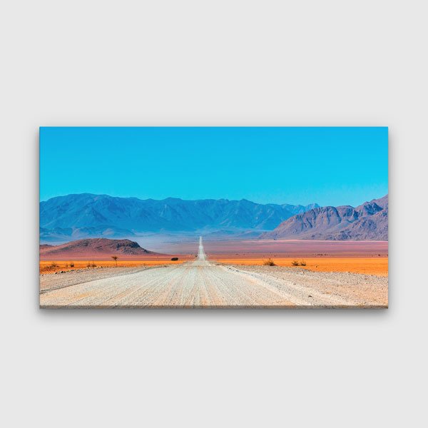 Çöl Yolu ve Dağ Manzarası Kanvas Tablo – 13642