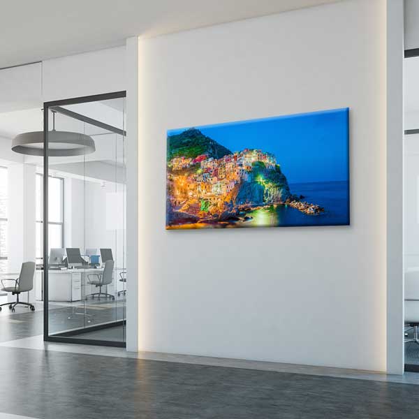 Manarola Cinque Terre Akşam Manzarası Kanvas Tablo – 13684