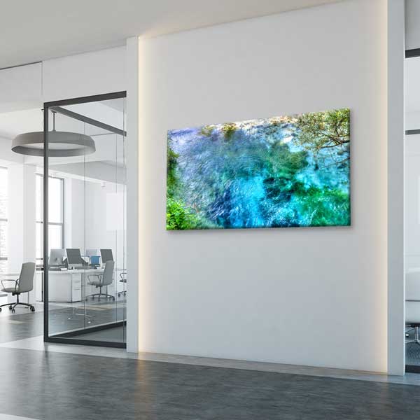 Blue Eye Doğal Kaynak Suyu Turkuaz Manzara Kanvas Tablo – 13701