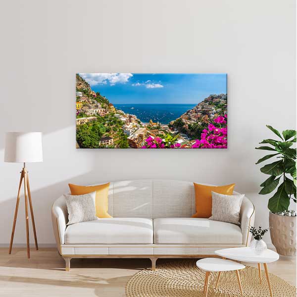 Positano İtalya Sahil Manzarası Kanvas Tablo – 13714
