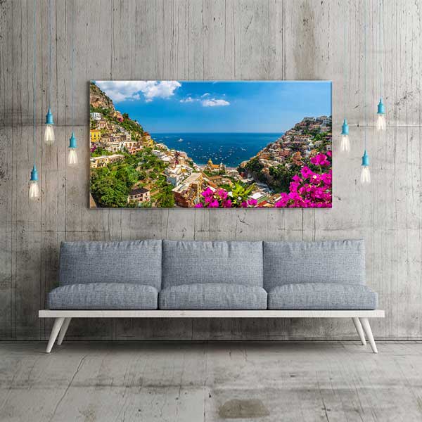Positano İtalya Sahil Manzarası Kanvas Tablo – 13714