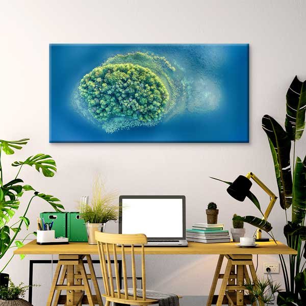 Normandiya Sahil Kayalıkları Kanvas Tablo – 13719