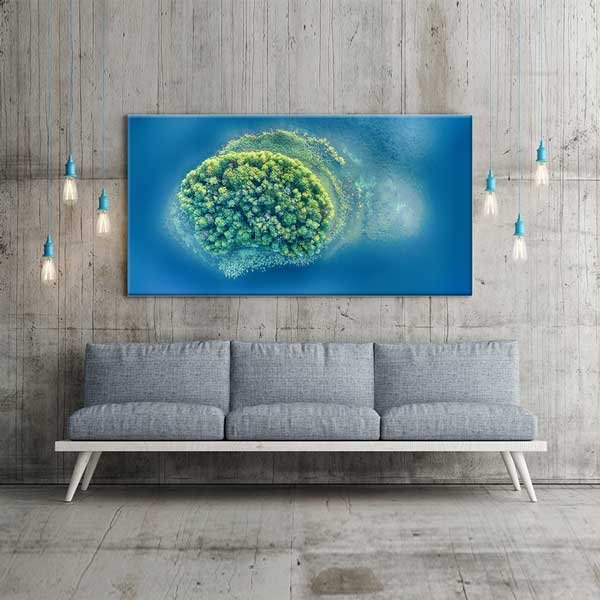 Normandiya Sahil Kayalıkları Kanvas Tablo – 13719