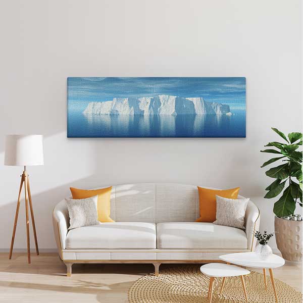 Buzdağı Manzaralı Kanvas Tablo 13869