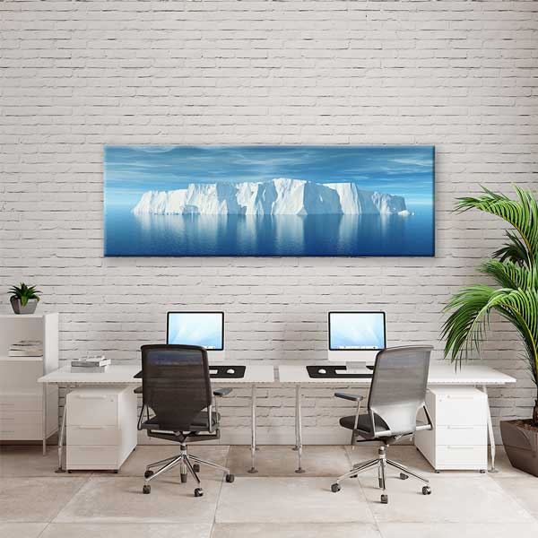 Buzdağı Manzaralı Kanvas Tablo 13869