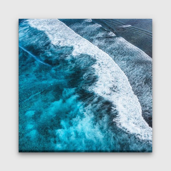 canvas-wall-art-13926-00 Okyanus Dalgaları Hava Çekimi Kanvas Tablo – 13926