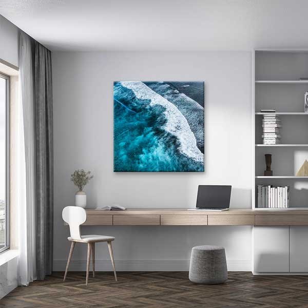 canvas-wall-art-13926-02 Okyanus Dalgaları Hava Çekimi Kanvas Tablo – 13926